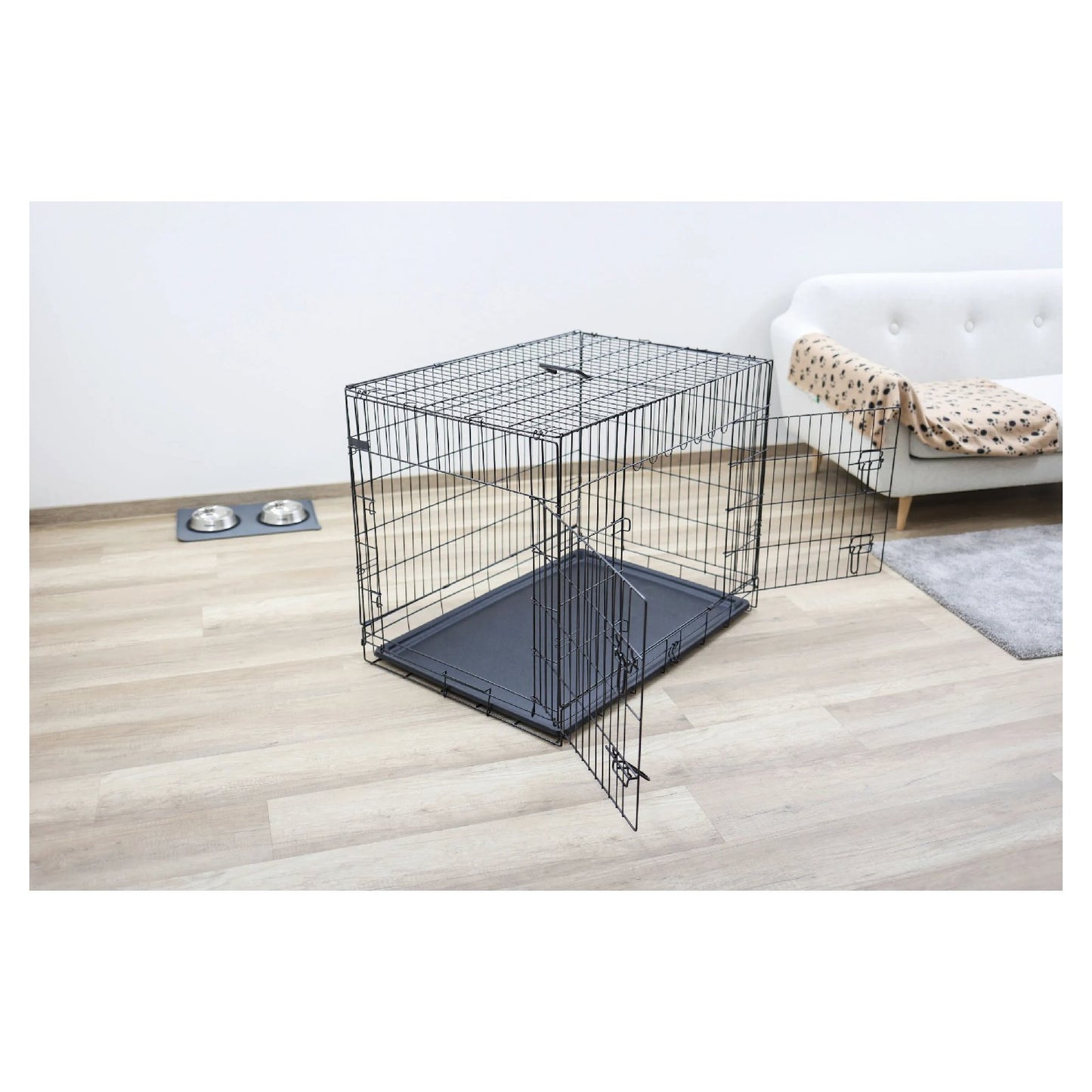 Metallinen koiran häkki, 1 ovi