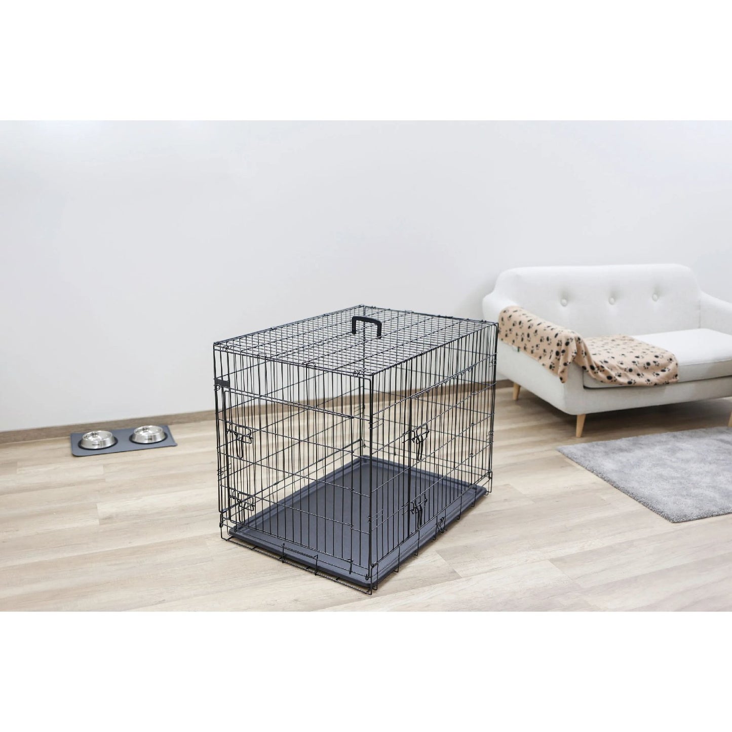 Metallinen koiran häkki, 1 ovi