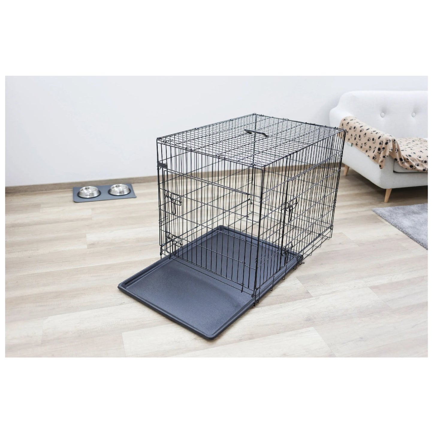 Metallinen koiran häkki, 1 ovi