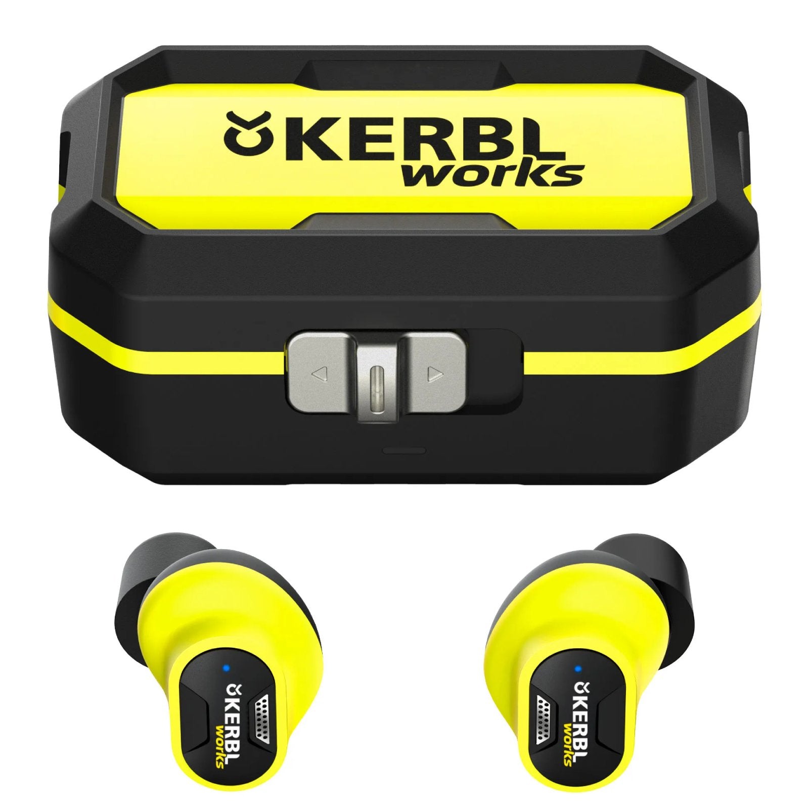Kerbl Works Buds BT – Hörselskydd med Bluetooth och in-ear hörlurar i ett