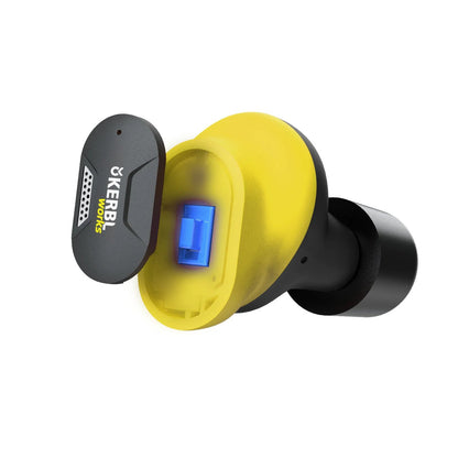 Kerbl Works Buds BT – Hörselskydd med Bluetooth och in-ear hörlurar i ett