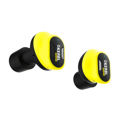 Kerbl Works Buds BT – Hörselskydd med Bluetooth och in-ear hörlurar i ett