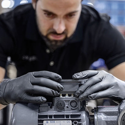 Engångshandskar X-Grip Svart (50-p) - Engångshandskar med extra grepp