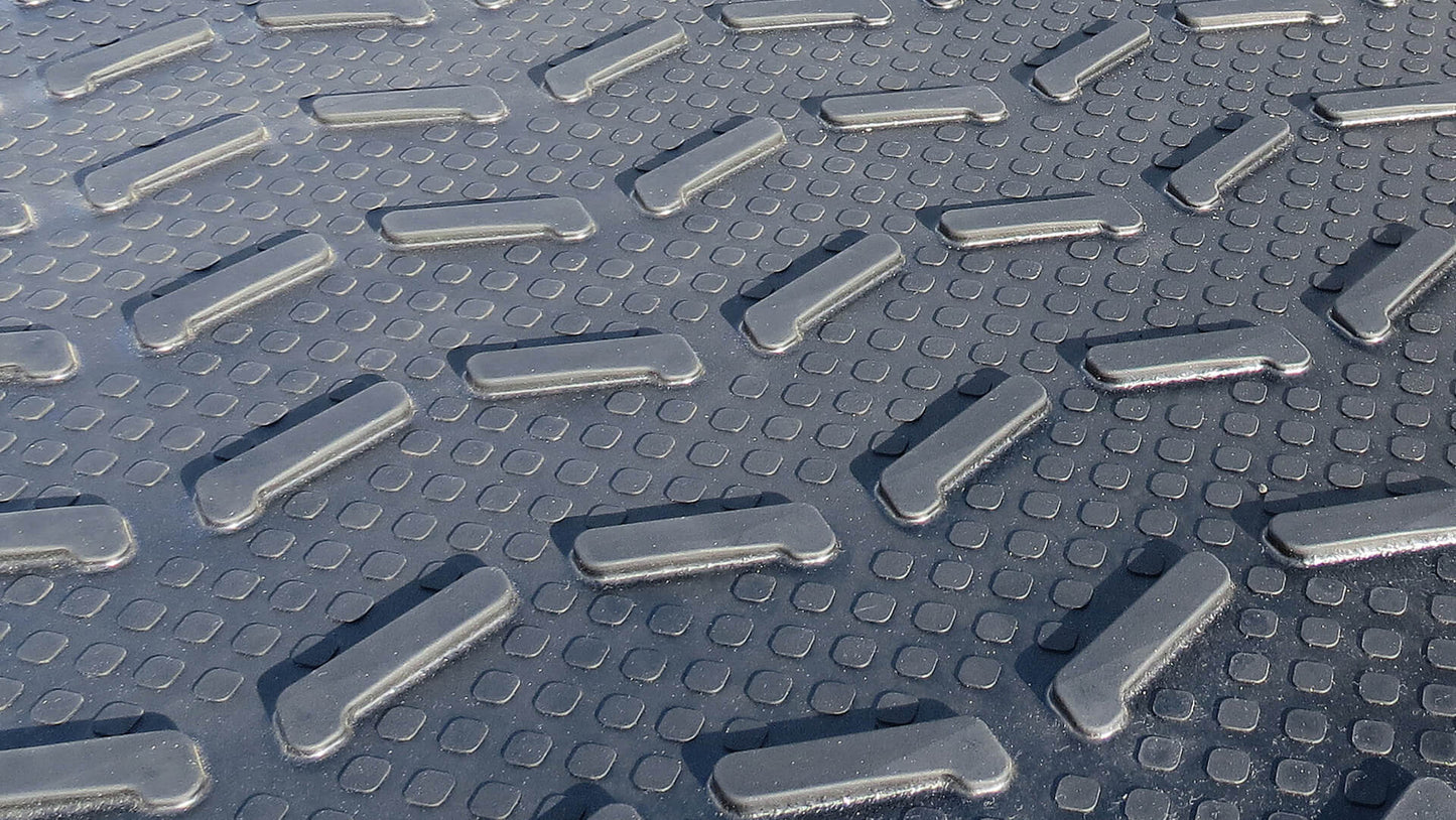 Kraiburg MONTA – Gummimatta för branta passager med extra halksäker profil (24 mm)