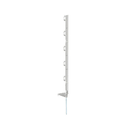 Plaststang Eco 70 cm, hvid 5-p