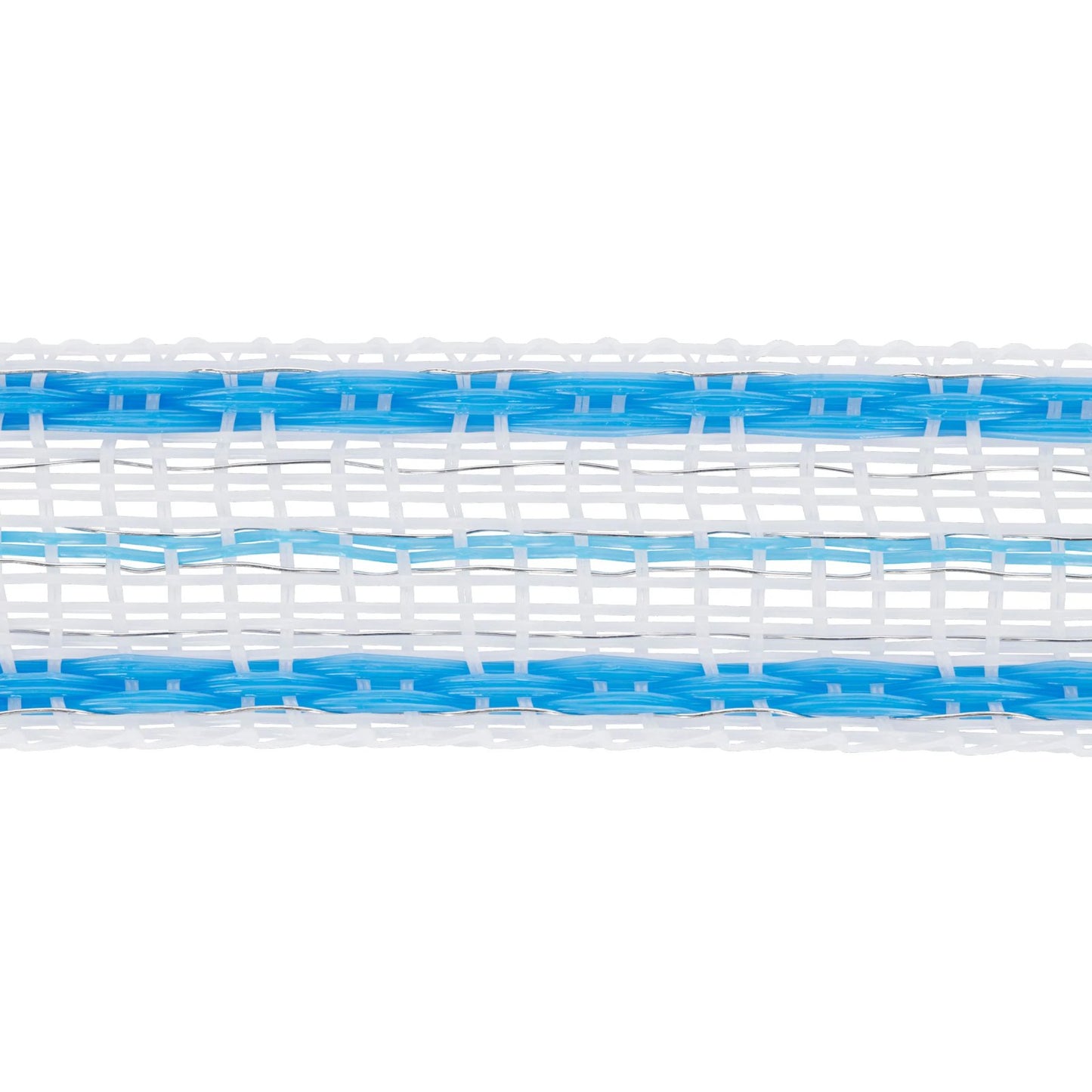 Elband PlatinumLine 40 mm – 200 m Vit/Blå elstängselband