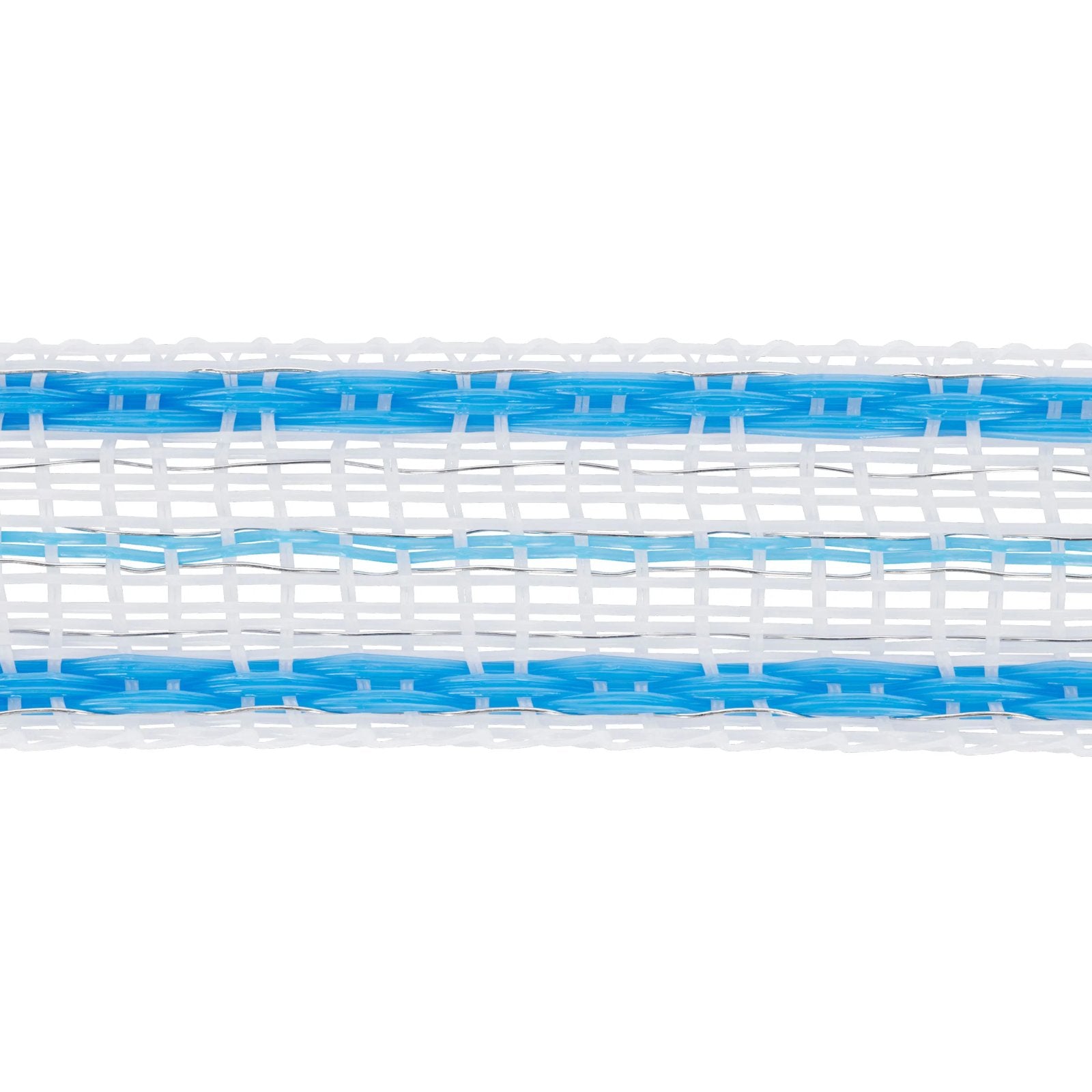 Elband PlatinumLine 40 mm – 200 m Vit/Blå elstängselband