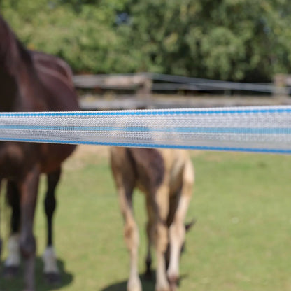 Elband PlatinumLine 40 mm – 200 m Vit/Blå elstängselband