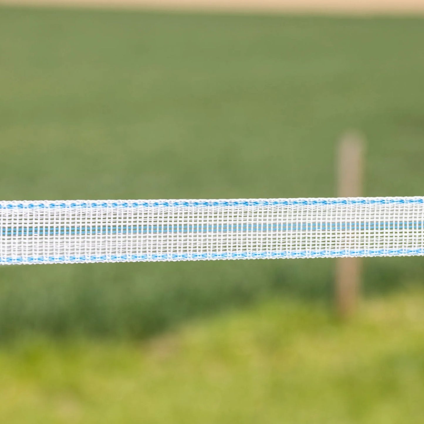 Elband PlatinumLine 40 mm – 200 m Vit/Blå elstängselband