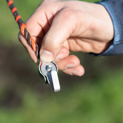Repanslutning X³ till Grindisolator – rostfritt stål, för rep/vajer/band upp till 10 mm (4-pack)