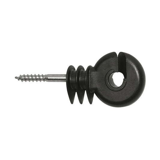 Ringisolator AKO i 25-pack och 90-pack för rep, band och polytråd med brett trådstöd