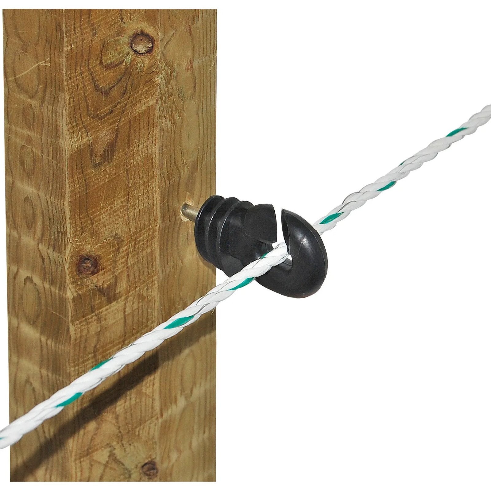 Ringisolator Premium BIG 25-pack - Med bred slits för rep, band och polytråd