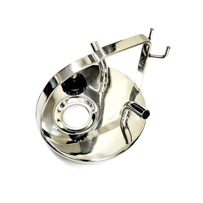 Rostfritt lock 148mm - Med 2 utgångar + pulsatorplats