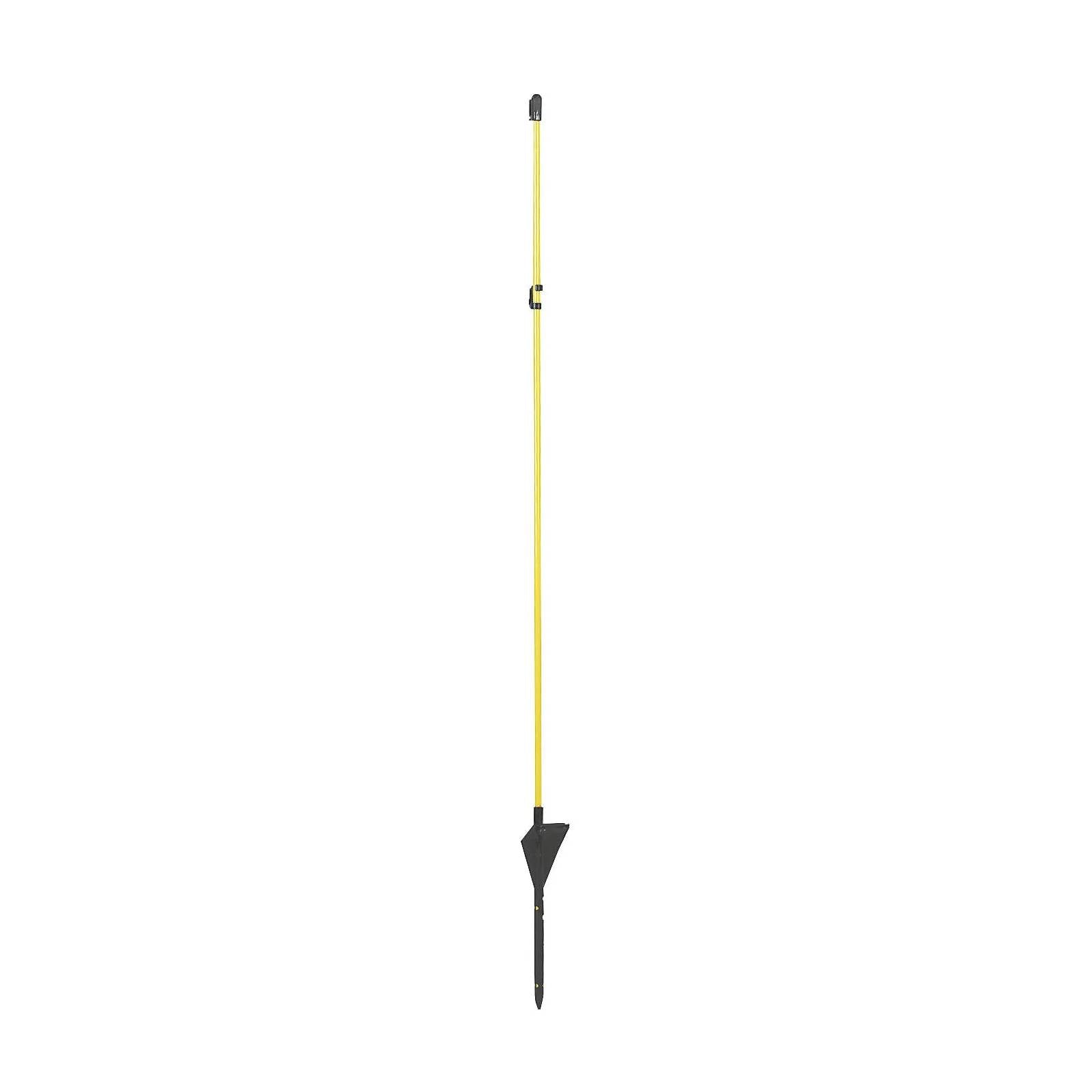 Kerbl oval glasfiberstolpe gul 110 cm – Markspets i glasfiber