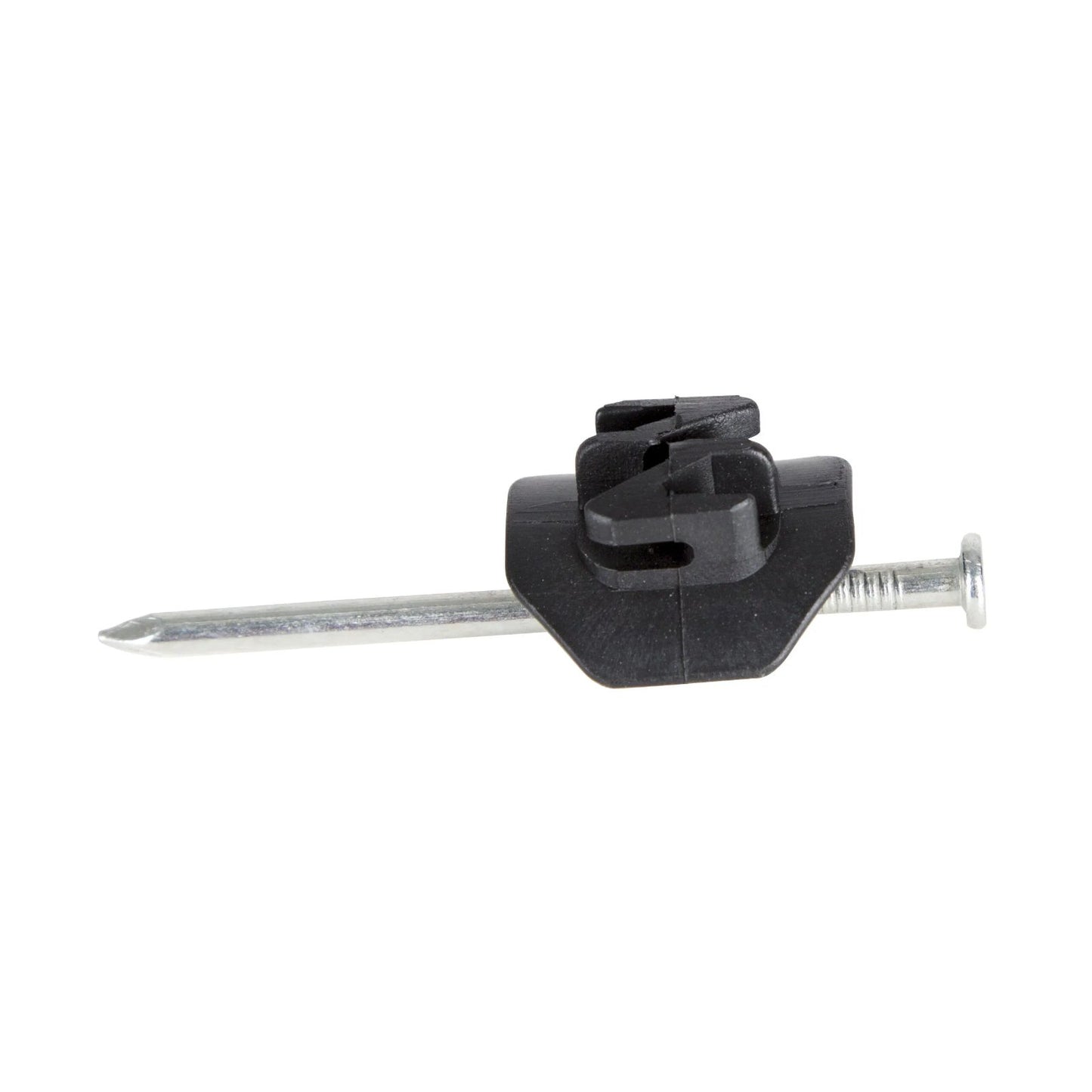 Spikisolator med 7 cm spik i 50-pack för tråd och polytråd