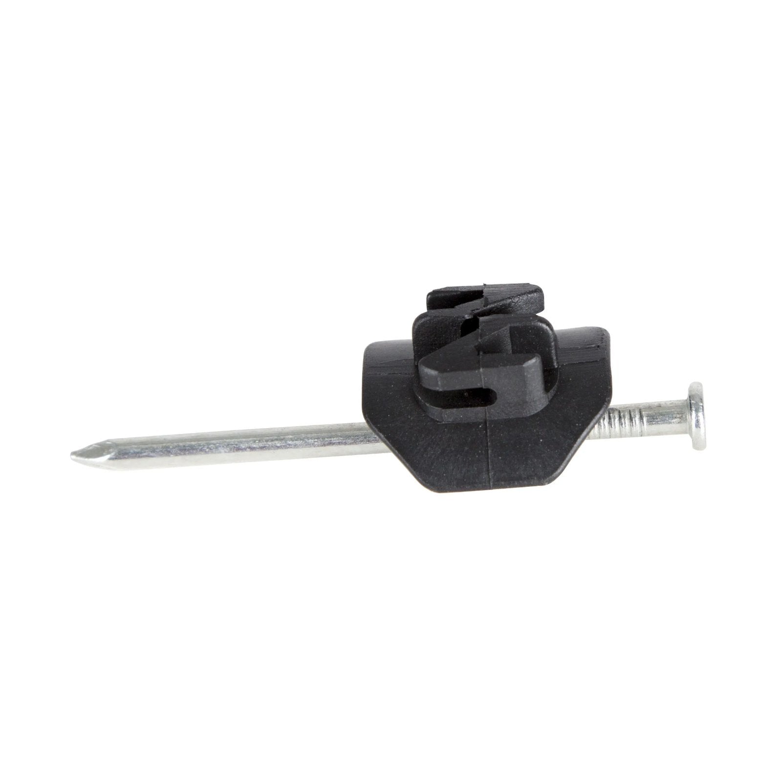 Spikisolator med 7 cm spik i 50-pack för tråd och polytråd