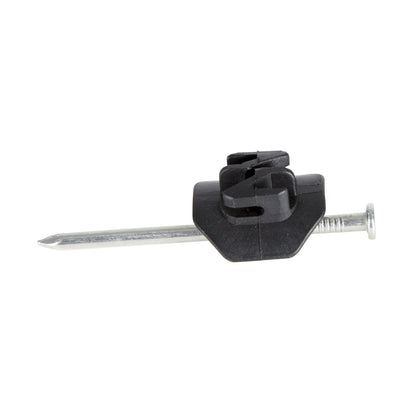 Spikisolator med 7 cm spik i 50-pack för tråd och polytråd