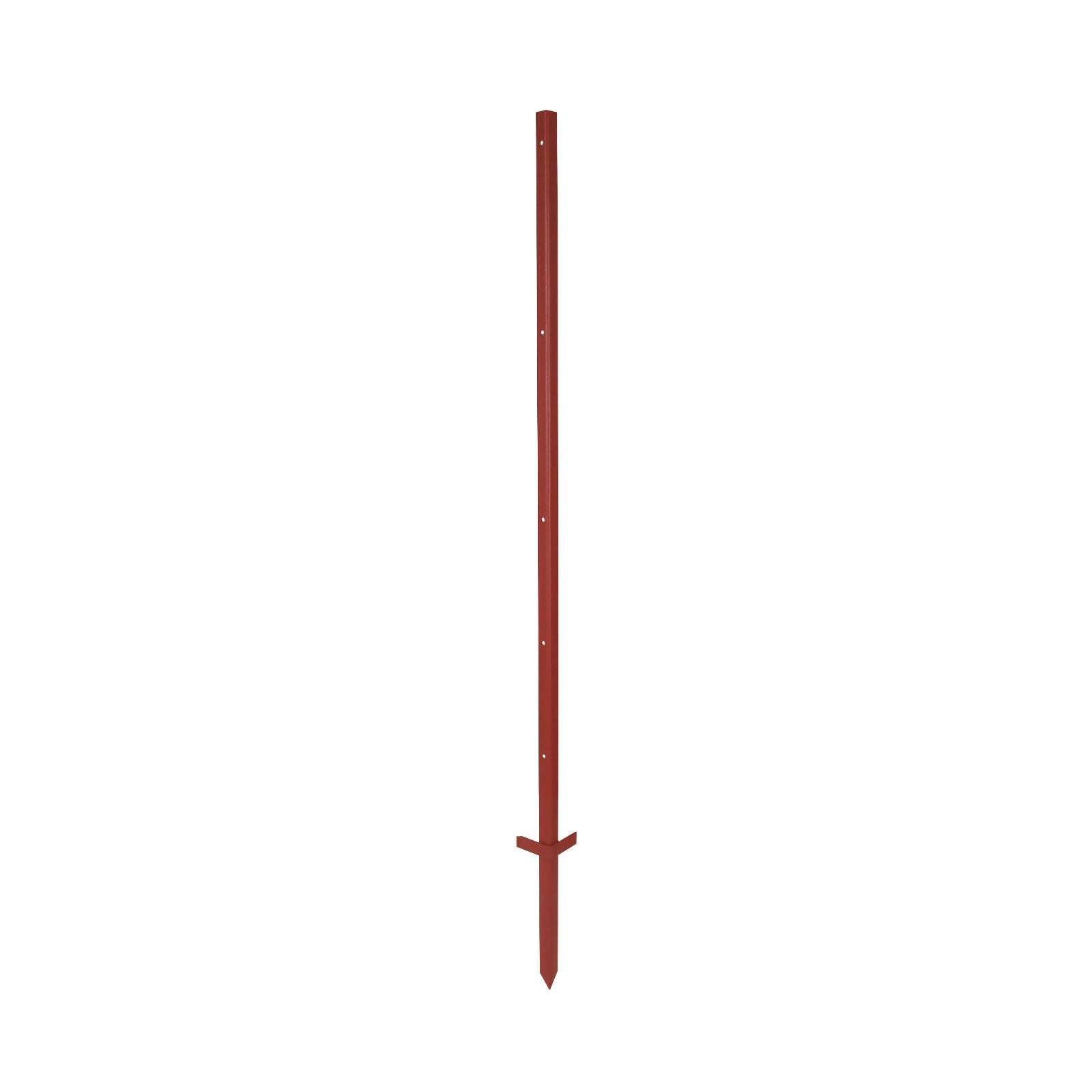Stålstolpe för elstängsel i 115 cm, 150 cm och 165 cm med dubbelt trampsteg