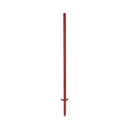Stålstolpe för elstängsel i 115 cm, 150 cm och 165 cm med dubbelt trampsteg