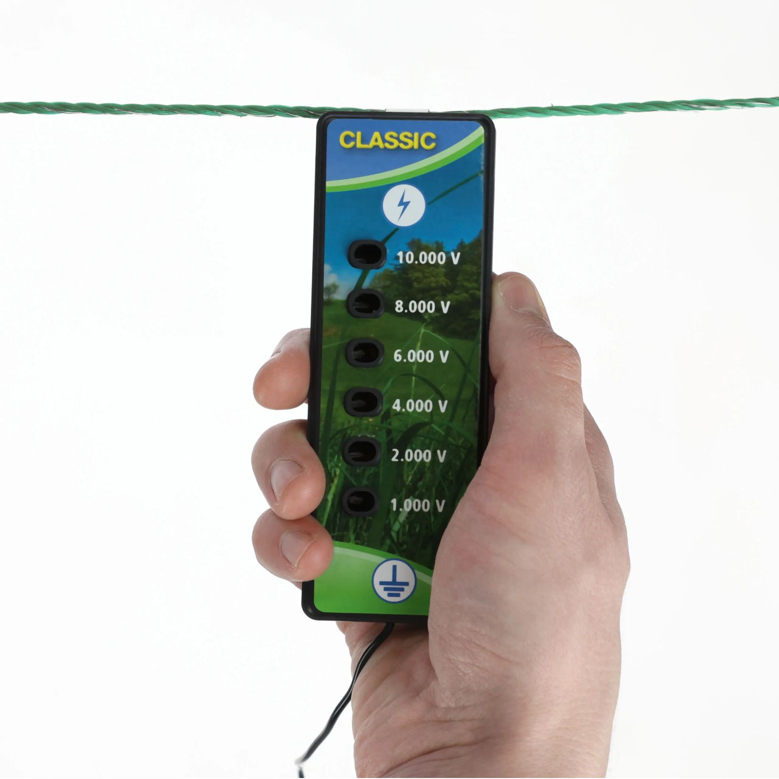 Stängseltestare 6-steg - med jordspik (1000V - 10 000V)