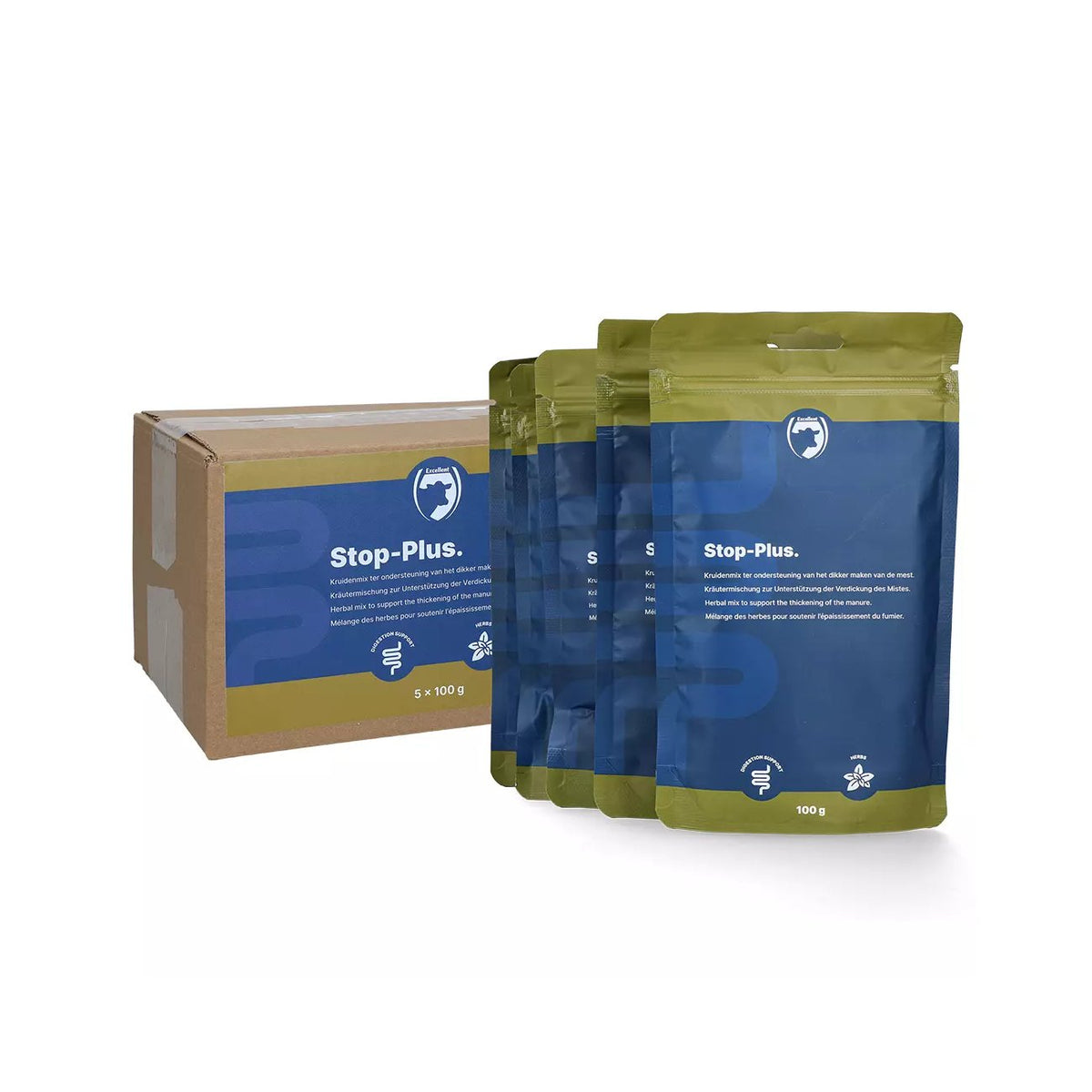 Excellent Stop Plus 5 x 100 g kompletteringsfoder för nötkreatur