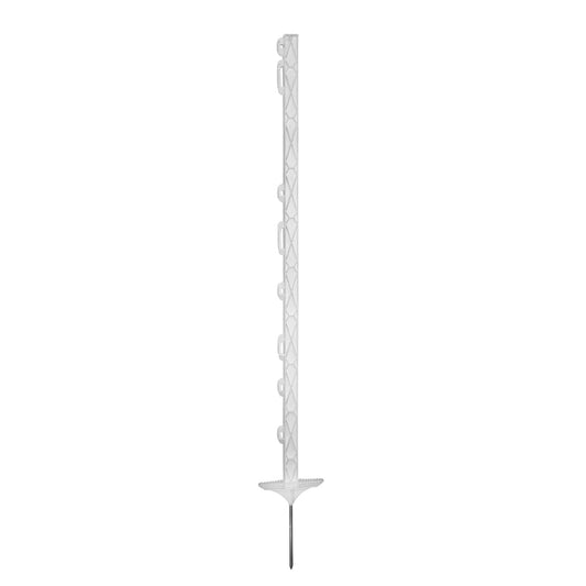 Plaststolpe Titan 110 cm – Slitstark stängselstolpe med dubbel tramp, 5-pack