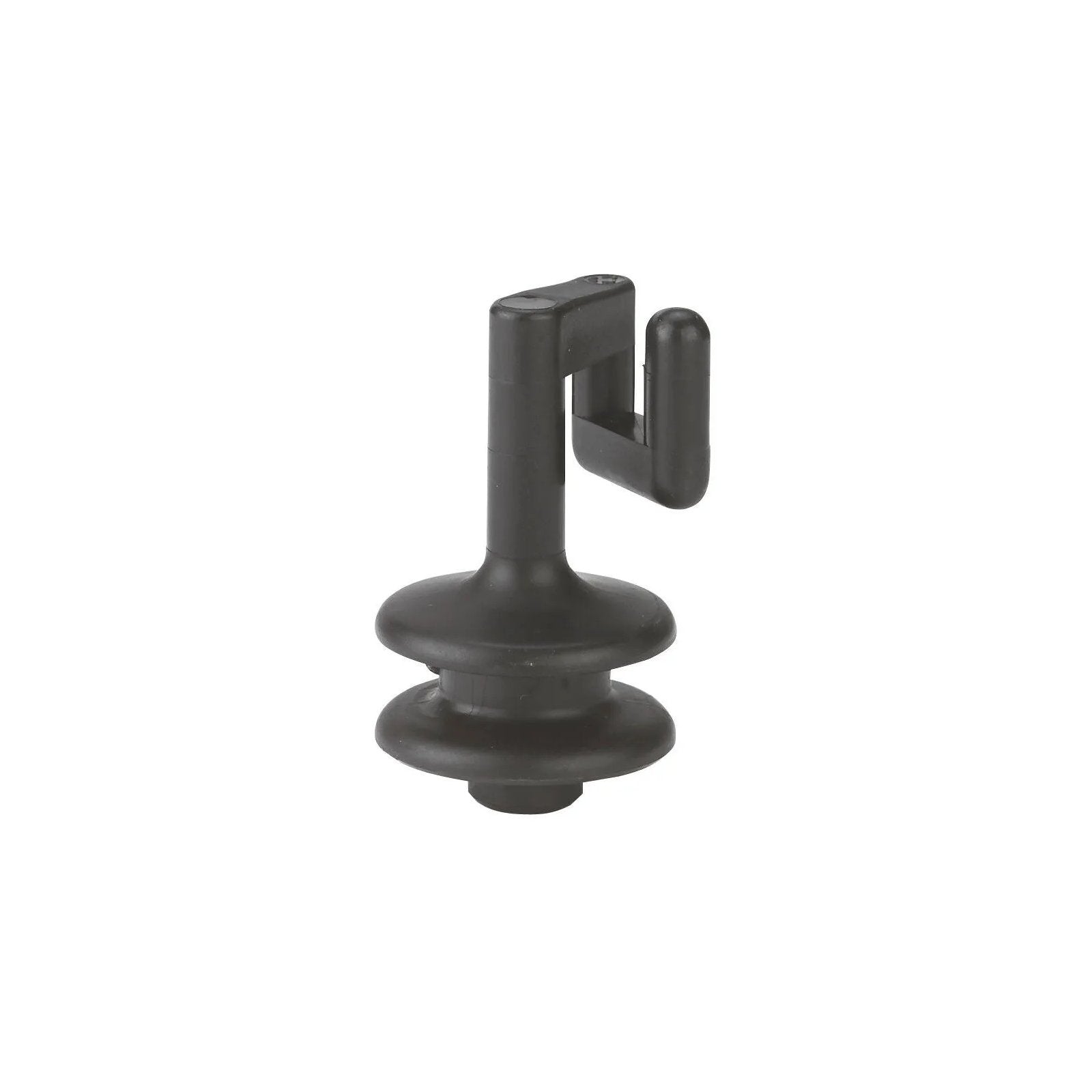 Toppisolator för rund fjäderstålstolpe i 25-pack med clip-on