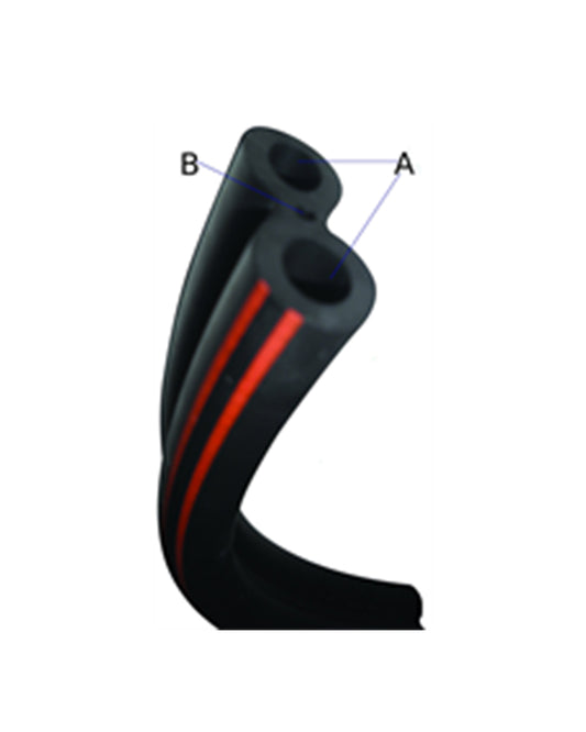 Trippelslang gummi 4-p passande Delaval VMS
